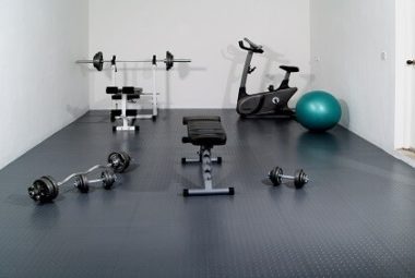 Flexi-Tile PVC Bodenfliesen als Fitnessboden