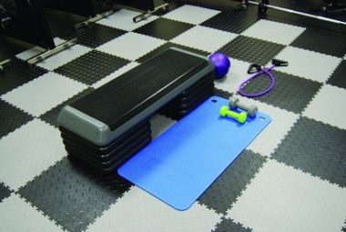 Flexi-Tile als Fitness PVC Boden