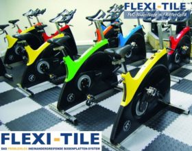 Flexi-Tile Diamond PVC Bodenfliesen - Anwendungsbeispiel Fitness