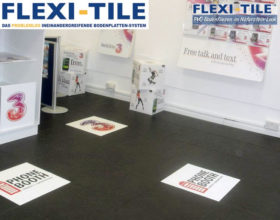 Flexi-Tile Eclipse Mini Anwendungsbeispiel Ladenlokal