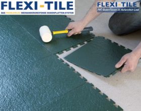 Flexi-Tile Eclipse Mini Anwendungsbeispiel Verlegung