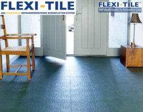 Flexi-Tile Eclipse Mini Anwendungsbeispiel im Eingangsbereich Flur