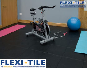 Flexi-Tile Eclipse Mini Anwendungsbeispiel im Fitnessbereich