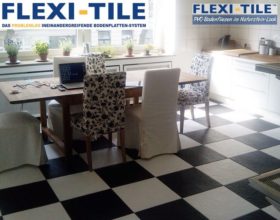 Flexi-Tile Eclipse Mini Beispielanwendung im Schachbrettmuster