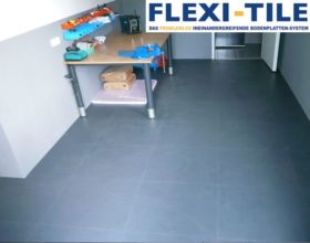 Flexi-Tile PVC Boden Anwendungsbeispiel