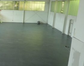 Flexi-Tile PVC Boden Anwendungsbeispiel Industrieboden