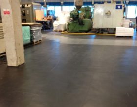 Flexi-Tile PVC Boden Anwendungsbeispiel Industriebodenbelag