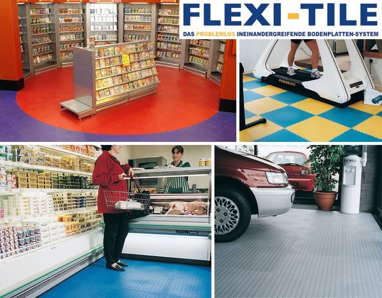 Anwendungsbeispiel - Flexi-Tile PVC Garagenboden