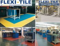 Flexi-Tile PVC Boden Industriebodenbelag - Beispielanwendungen