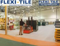 Flexi-Tile PVC Boden Industriebodenbelag mit Ameise