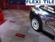 Flexi-Tile - PVC Boden im Ausstellungsbereich