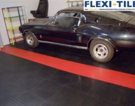 Flexi-Tile PVC Boden im Garagenbereich