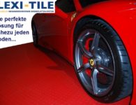 Flexi-Tile PVC Boden mit Sportwagen