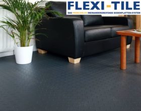 Flexi-Tile PVC Bodenfliesen als Bu¦êroboden - Ausfu¦êhrung Diamond