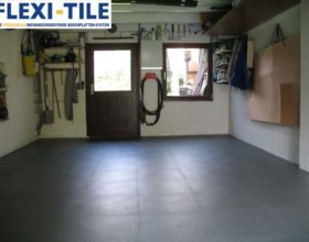 Flexi-Tile PVC Bodenfliesen als Garagenboden - Anwendungsbeispiel