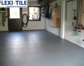 Flexi-Tile PVC Bodenfliesen als Garagenboden - Anwendungsbeispiel Garage