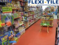 Flexi-Tile PVC-Fliesen im Ladenbereich