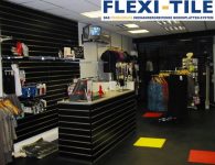 Flexi-Tile als PVC Belag im Gescha¦êft