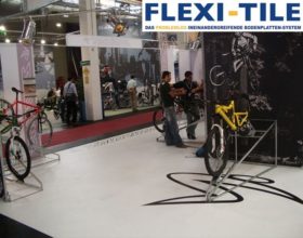 Flexi-Tile als PVC-Fliesen im Ausstellungsbereich