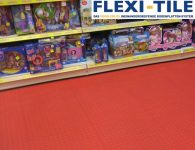 Flexi-Tile als PVC-Fliesenbelag im Ausstellungsbereich