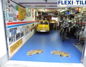 Flexi-Tile als PVC Garagenboden