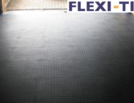 Anwendungsbeispiel Flexi-Tile Genoppte Fliesen_Schwarz