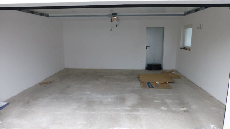 Garagenboden vor Verlegung mit Flexi-Tile