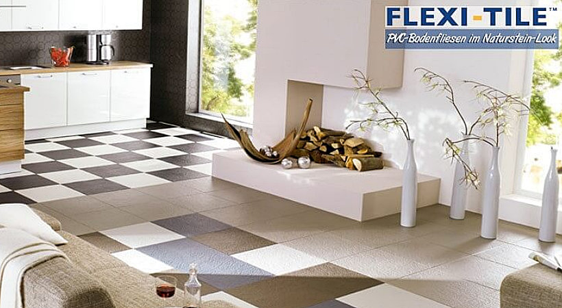 Anwendungsbeispiel - Flexi-Tile PVC Garagenboden