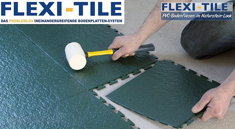 Flexi Tile Eclipse Mini Pvc Bodenfliesen Fur Gewerbe Haus Und Mehr