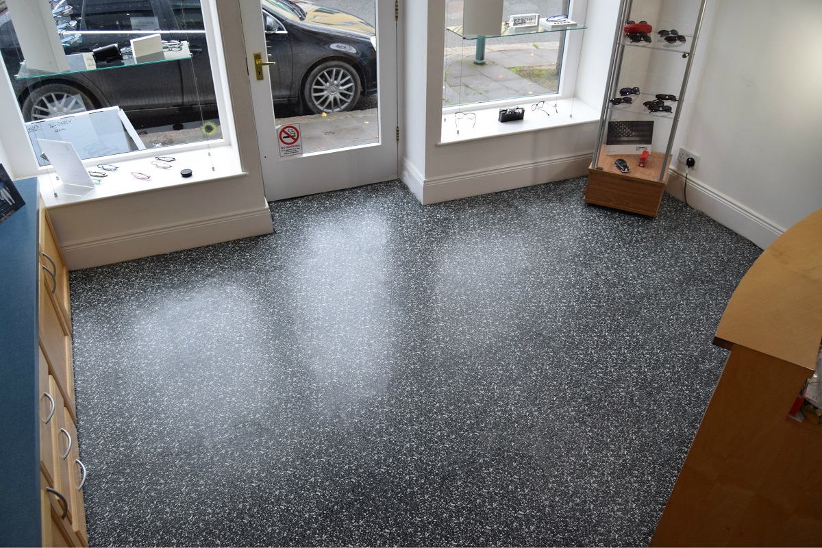 Flexi-Tile Granit - PVC Fußbodenbelag - PVC Fliesen und Industrieboden